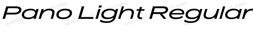 Pano Light Regular字体转换